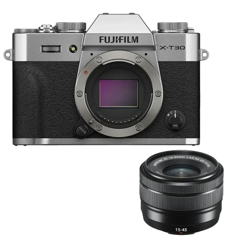 Fujifilm X-T30 III (Silver)+ XC 15-45mm F3.5-5.6 OIS PZ - Garanzia Fujifilm Italia