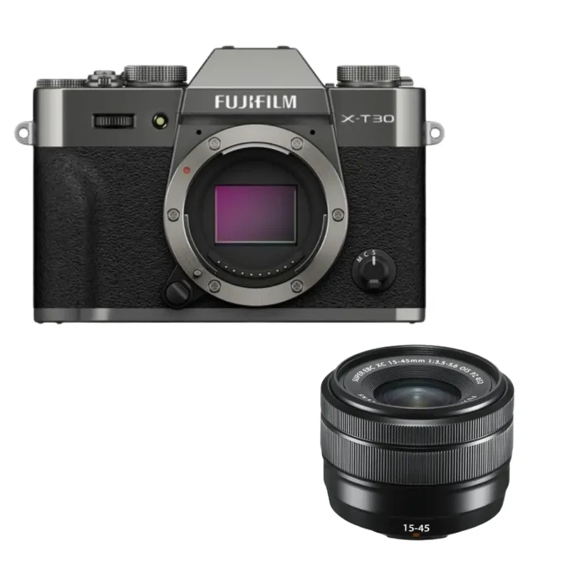 Fujifilm X-T30 III (Charcoal Silver) + XC 15-45mm F3.5-5.6 OIS PZ - Garanzia Fujifilm Italia