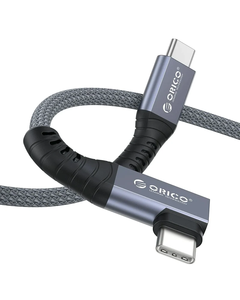 ORICO USB4 40Gbps Type-C 100W Charging Right-angle Cable