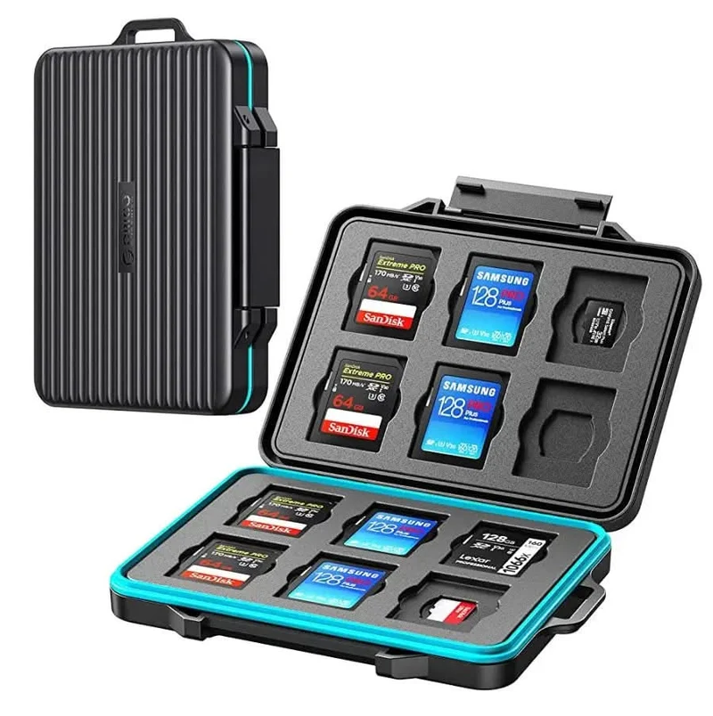ORICO 24-Slot Water-Resistant & Anti-Shock Memory Card Case