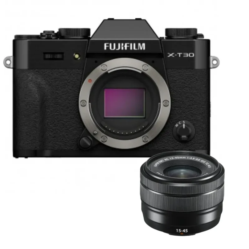 Fujifilm X-T30 III (Black) + XC 15-45mm F3.5-5.6 OIS PZ - Garanzia Fujifilm Italia