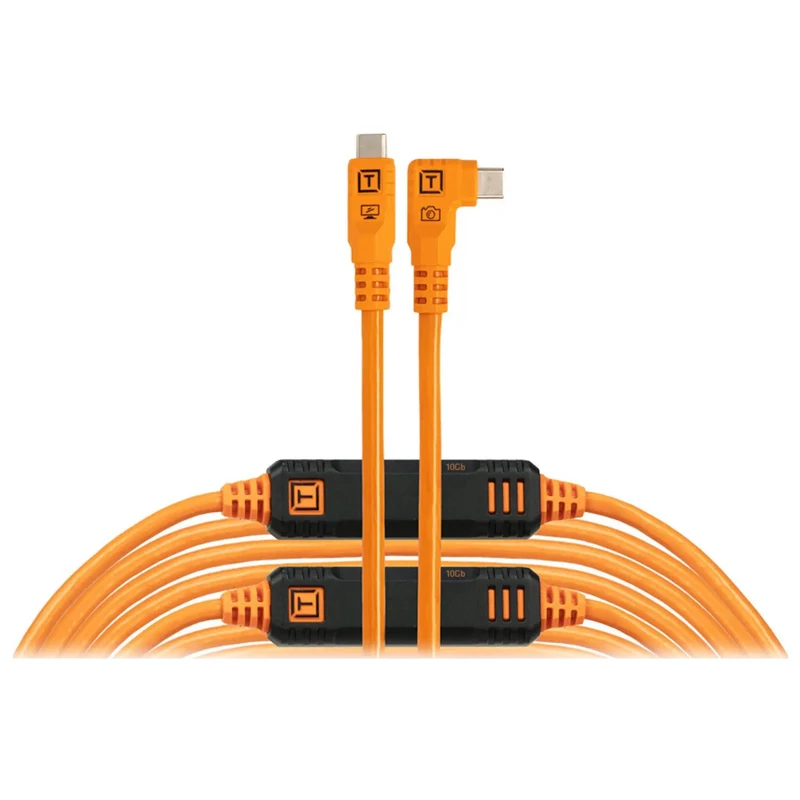 Tether Tools TetherPro Optima 10G USB-C Angolare 9,4m Arancione