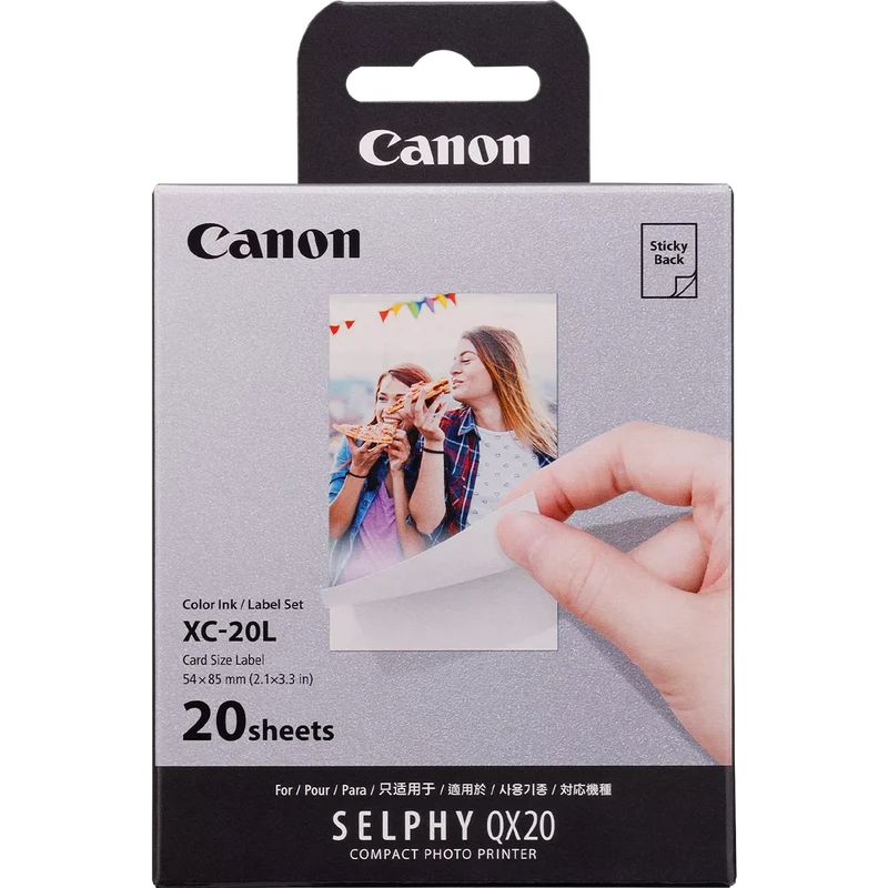 Canon XC-20L, 54 x 85 mm, 20stampe