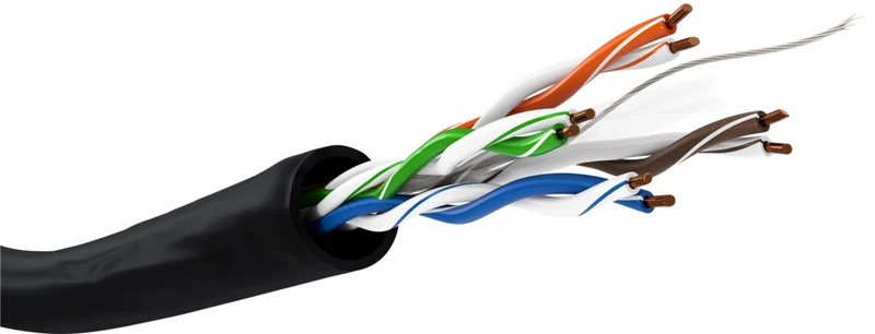 CAT 6 Outdoor Netzwerkkabel, U/UTP, CU, 100m