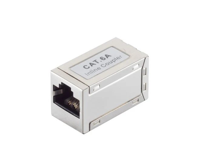 RJ45 Verbinder, CAT 6A, STP, slim, silber