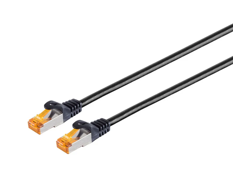 Patchkabel Cat. 6A Outdoor, S/FTP, schwarz