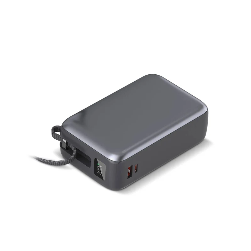 Powerbank Nova Laptop 65W con cavo USB-C integrato 30000 mAh