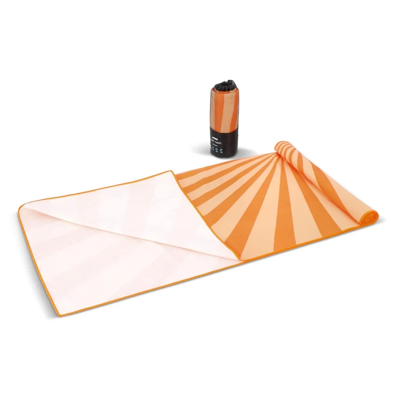 Telo mare asciugatura rapida in R-PET 100×180 cm, sublimazione