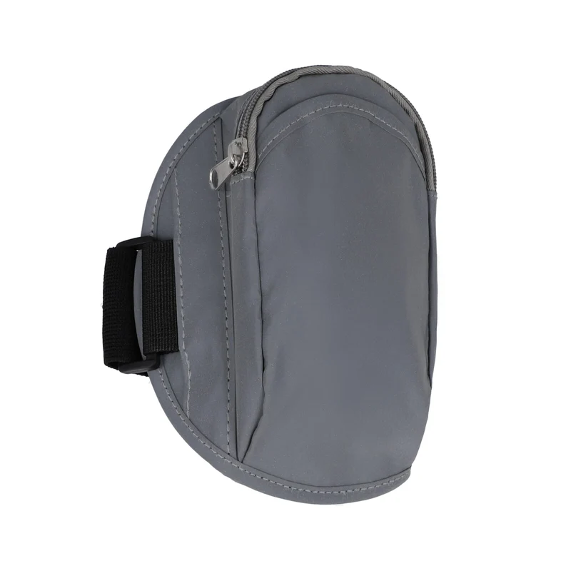 Fascia da braccio sportiva riflettente con custodia per oggetti di valore