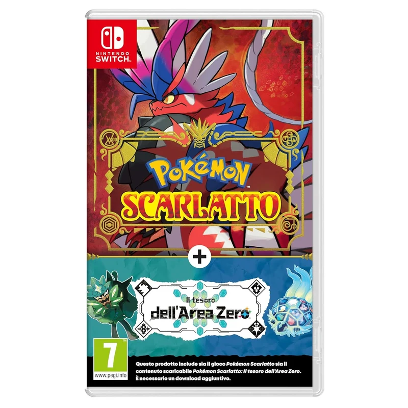 Pokemon Scarlatto + Esp. Il Tesoro dell’Area Zero Videogioco Nintendo Switch ITA