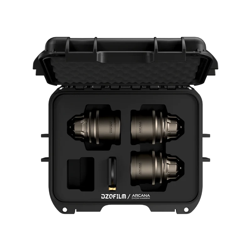 DZOFILM Arcana 32/45/75mm T2.1 1.5x Anamorphic Kit