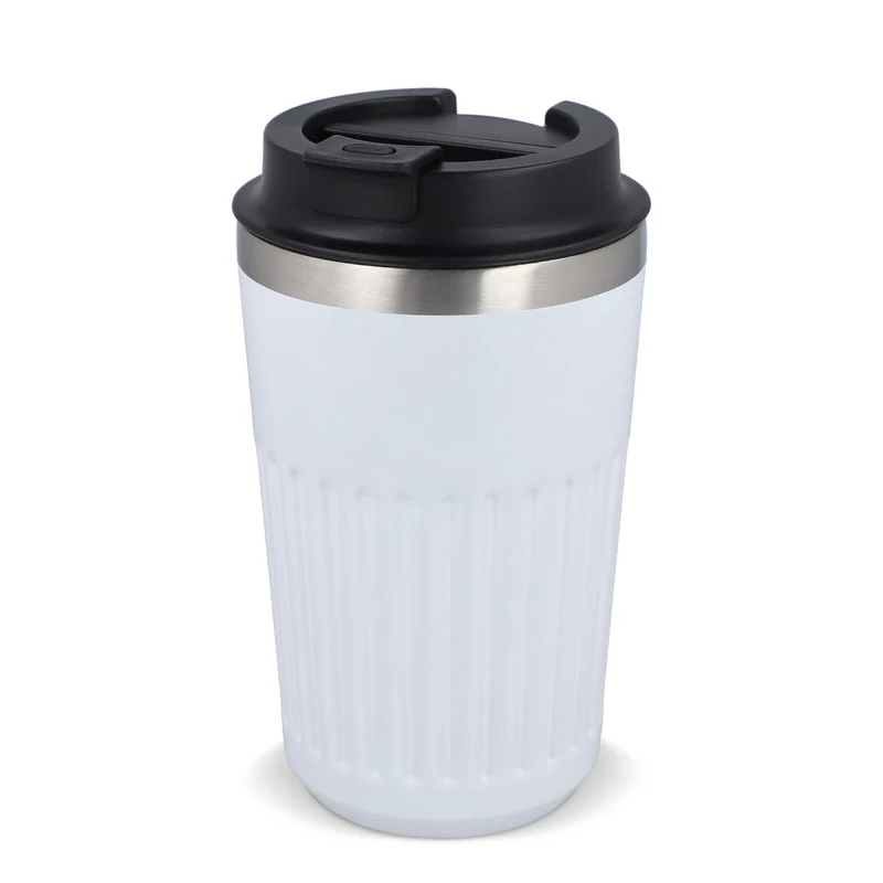 Bicchiere termico da caffè da asporto in acciaio inossidabile riciclato 400 ml