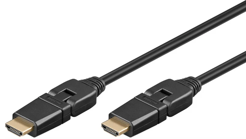 High-Speed-HDMI-360°-Kabel mit Ethernet 4K/60Hz