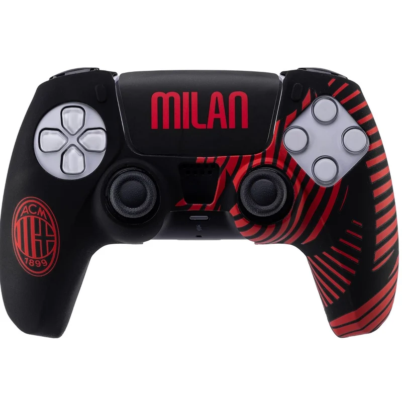 Cover Controller Dualsense Playstation 5 - Skin Ac Milan Devil Guscio Silicone PS5