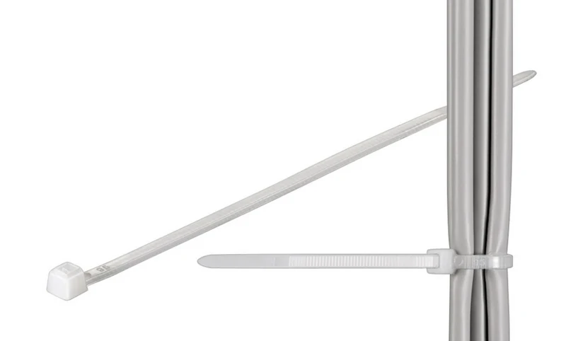 Kabelbinder, wetterfester Nylon 20cm, weiss
