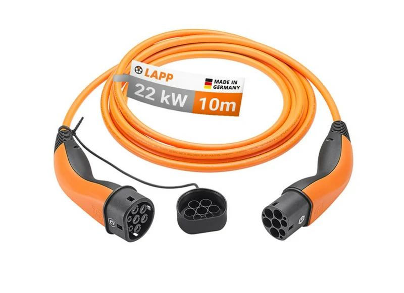Ladekabel Typ 2, bis zu 22 kW
