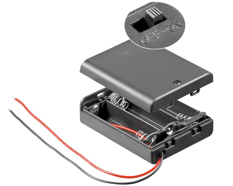 3x AA (Mignon) Batteriehalter (10 Stück)