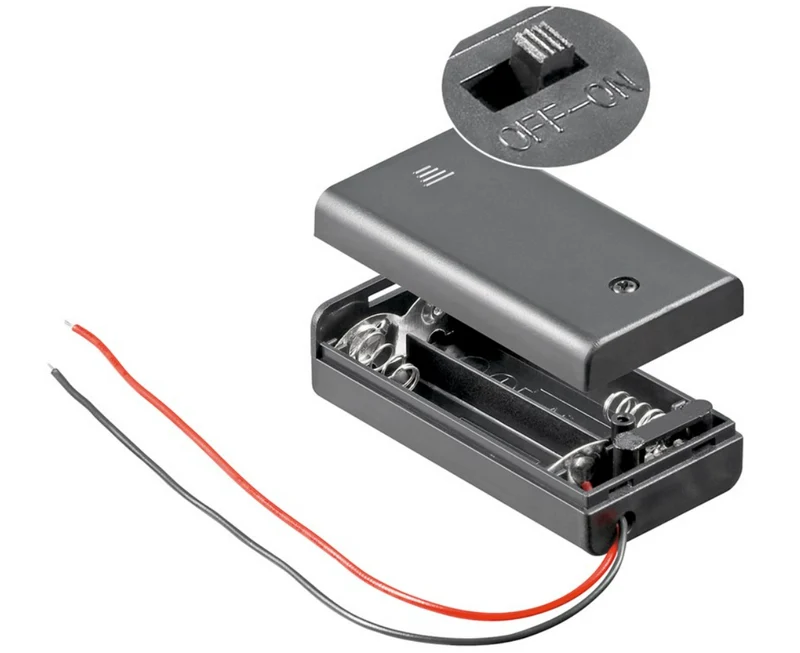2x AA (Mignon) Batteriehalter