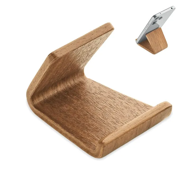 Supporto telefono in legno