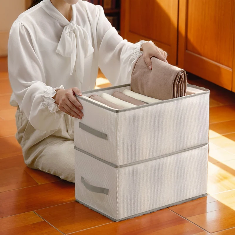 Faltbare Kleider Organisationshilfe Box | Schnell alles finden | Fächer, faltbar, stabil | DrawerCalm