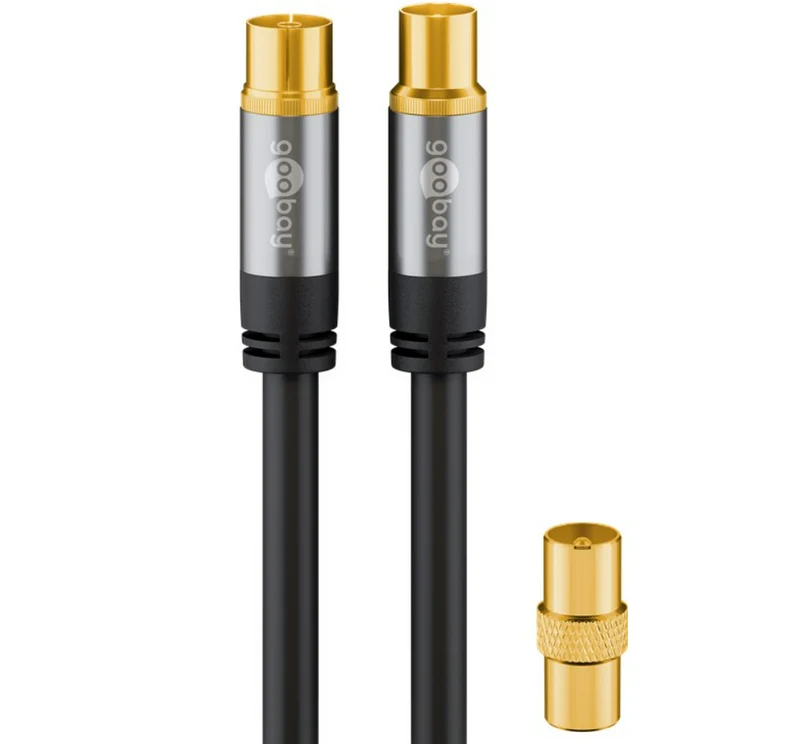 TV Antennenkabel (135 dB), 4x geschirmt