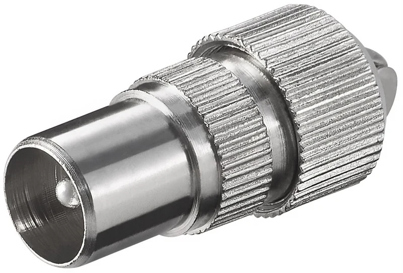 Koax-Stecker mit Schraubbefestigung (10 Stück)