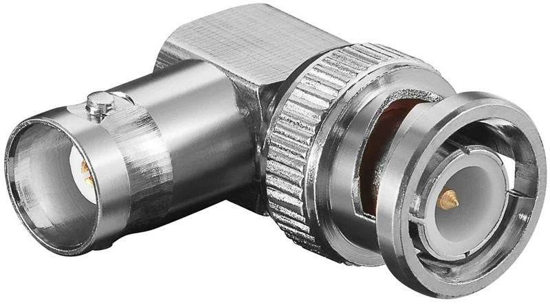 BNC-Winkelstecker > Kupplung (10 Stück)