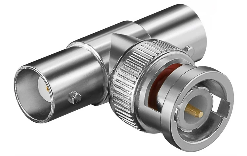 BNC-Stecker > 2x BNC-Kupplung (10 Stück)