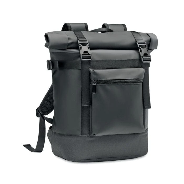 Zaino rolltop in tela cerata