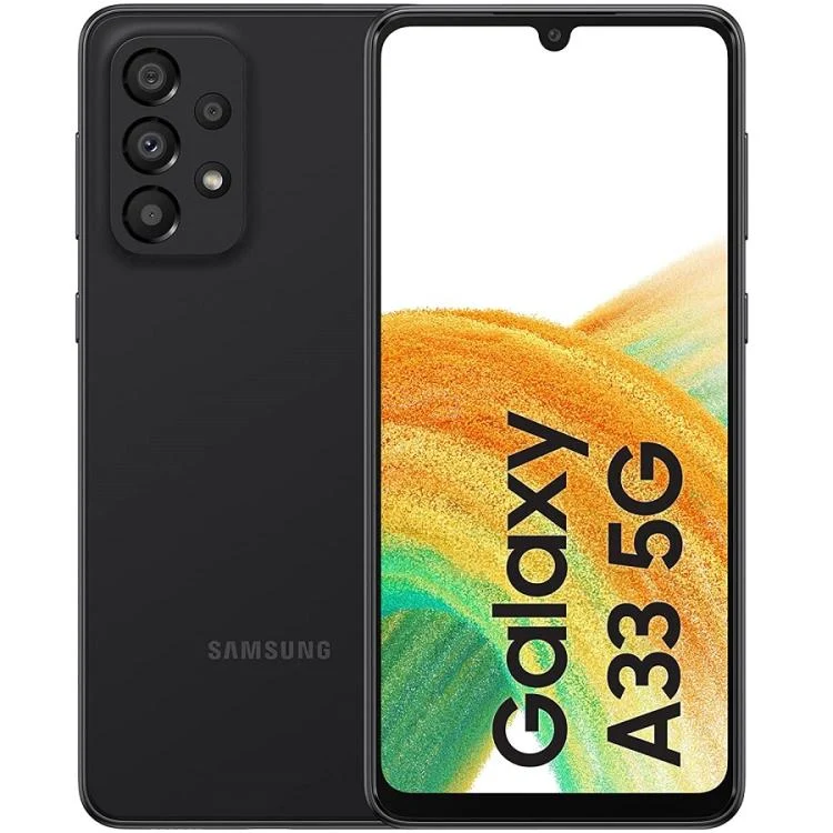 Samsung Galaxy A33 6+128Gb 5G Smartphone Black Ds Wind3 Cellulare Sm-A336B