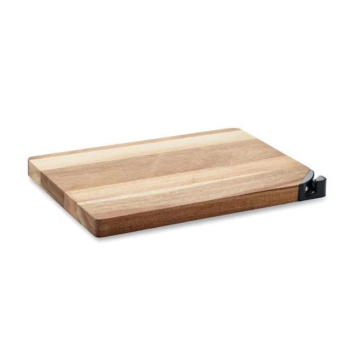 Tagliere in legno di acacia con affilalama