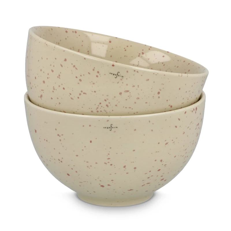 Sagaform Ditte Set di ciotole in ceramica 12 cm