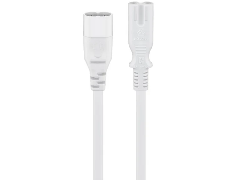 Verlängerungskabel C7/C8, 2 m, (2x0,75 mm²)