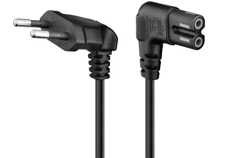 Anschlusskabel Eurostecker beidseitig abgewinkelt (2*0,75 mm²)