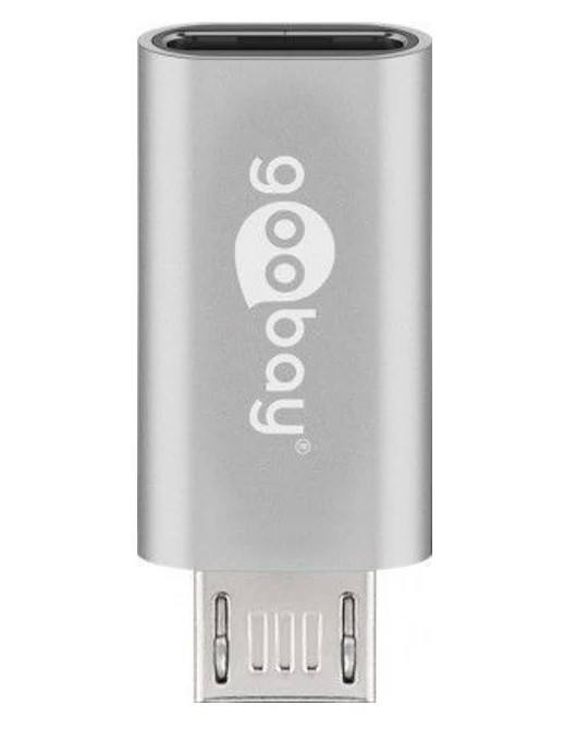 Micro-USB/USB-C™ USB OTG Hi-Speed Adapter für den Anschluss von Ladekabeln
