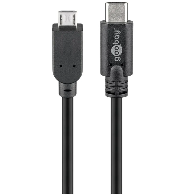 USB 2.0 Kabel USB-C auf Micro-B 2.0