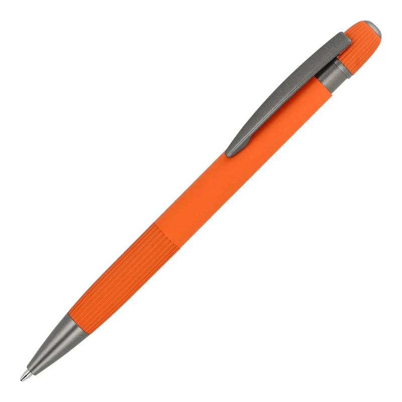 Penna a sfera in alluminio Toulouse Softtouch