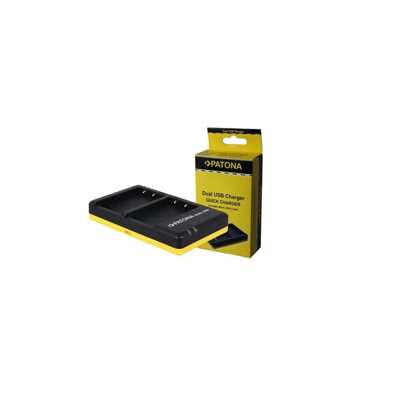 Patona caricabatterie doppio (per DMW-BLC12)