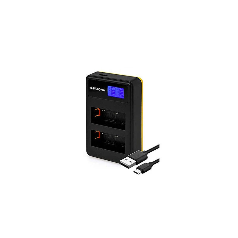 Patona caricabatterie doppio Dual LCD (per NP-W126)