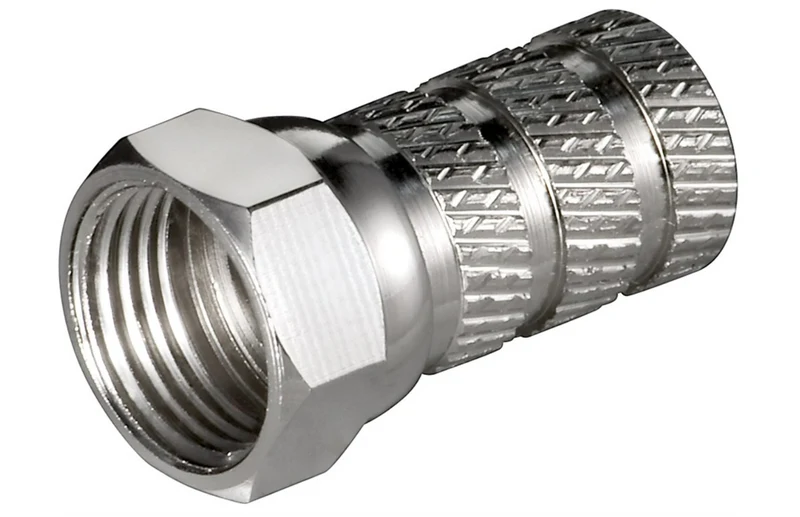 Aufdreh-F-Stecker 5,2 mm (100 Stück)