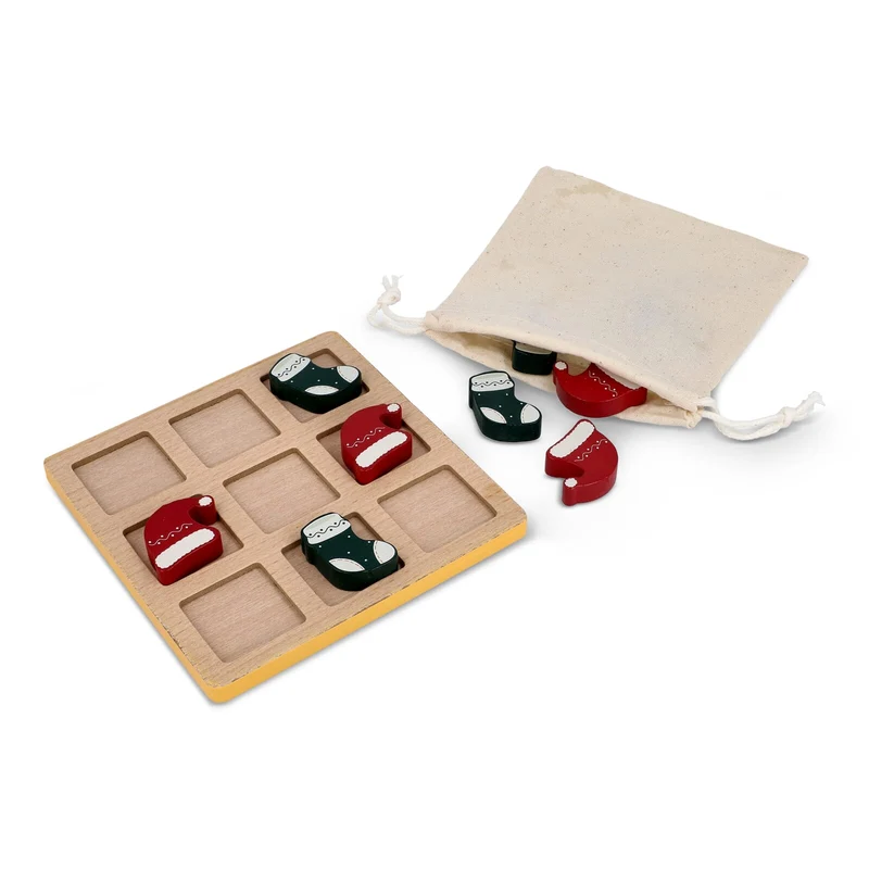 InSideOut Tic-tac-toe natalizio in legno