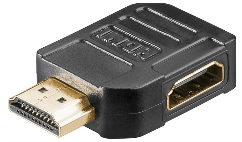 HDMI-Winkeladapter 270° horizontal, 4K/60Hz