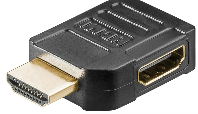 HDMI-Adapter, vergoldet, 4K/60Hz