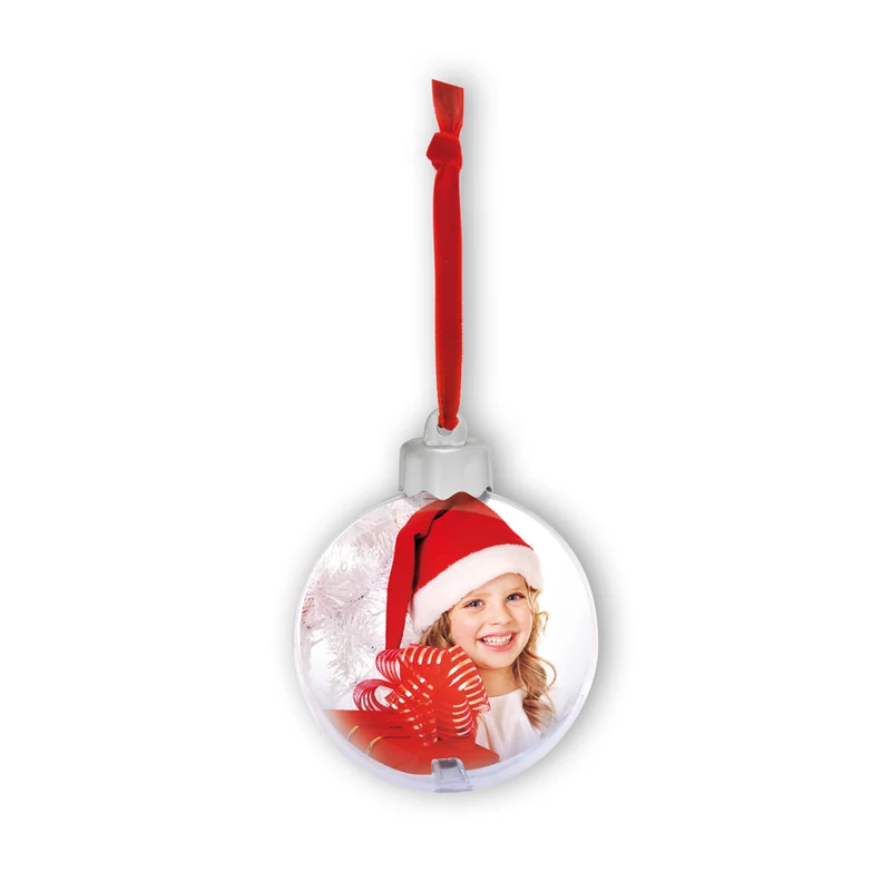 Palla di natale "Photo Snow Flake Big" (2x10x10) - Art. SF120