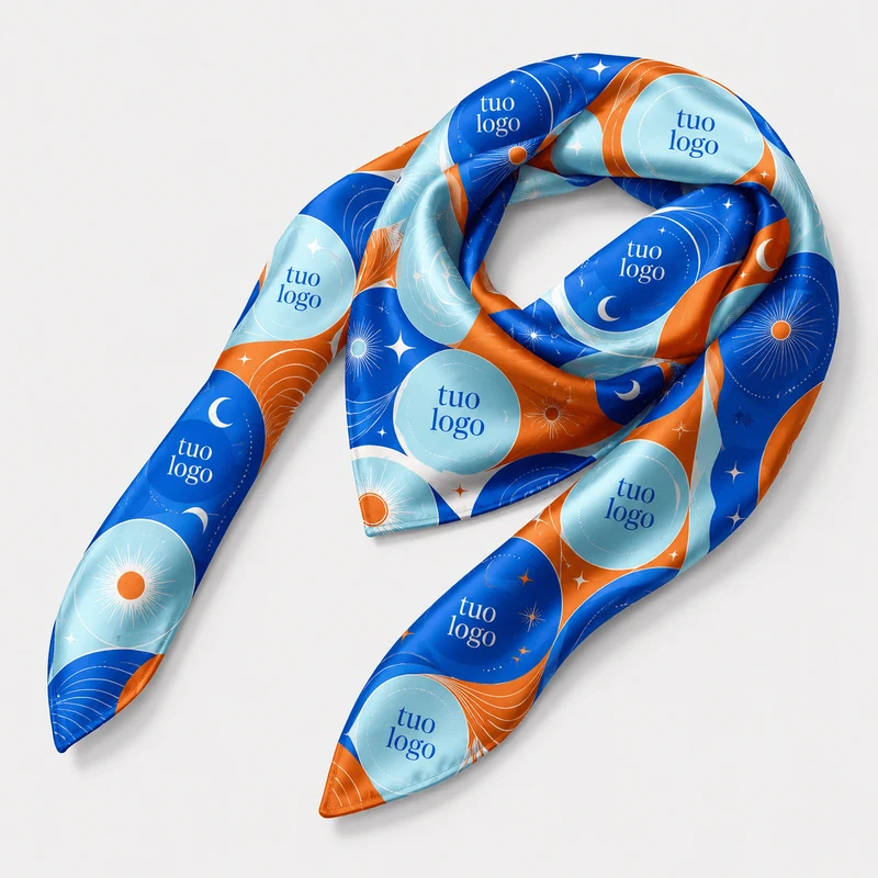 Foulard tipo seta personalizzato