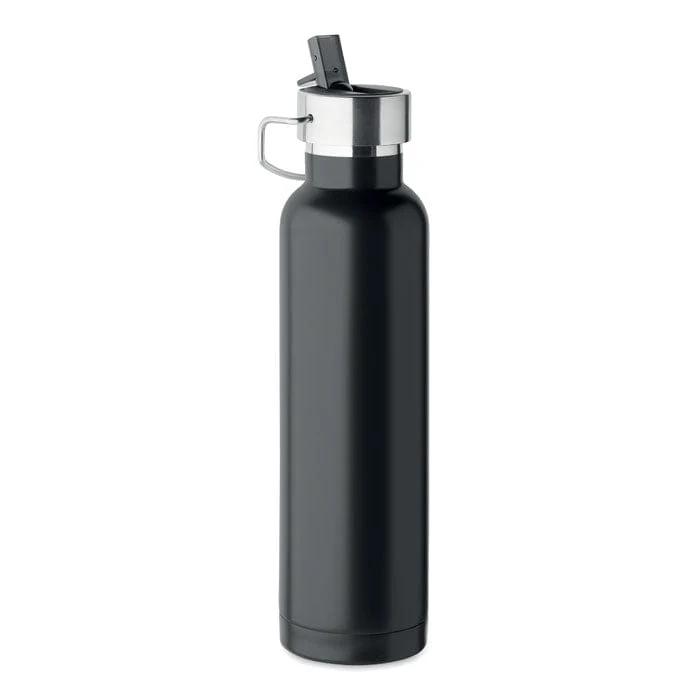Bottiglia doppio strato 660 ml con cannuccia