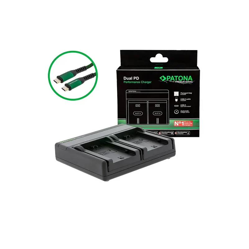 Patona Caricabatteria Per Canon LP-E6