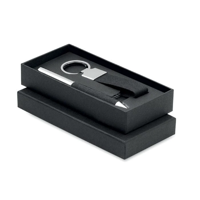 Set regalo da 2 pz penna e portachiavi