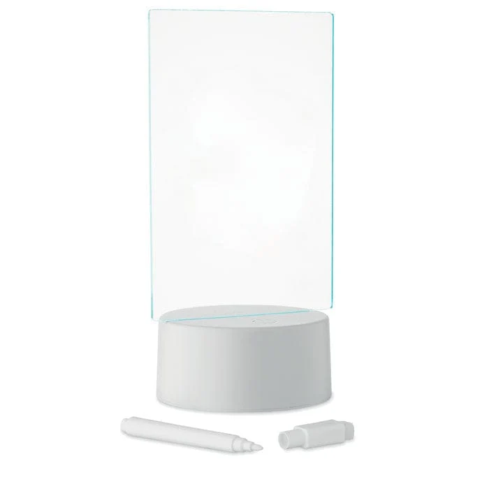Memoboard a LED illuminato