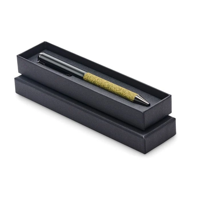 Penna a sfera Twist in metallo Green